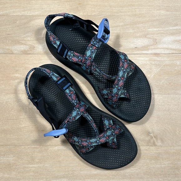 Chaco Z Cloud 2 Trace Eclipse Bleu Sport Sandals Sz 8 - Picture 2 of 8
